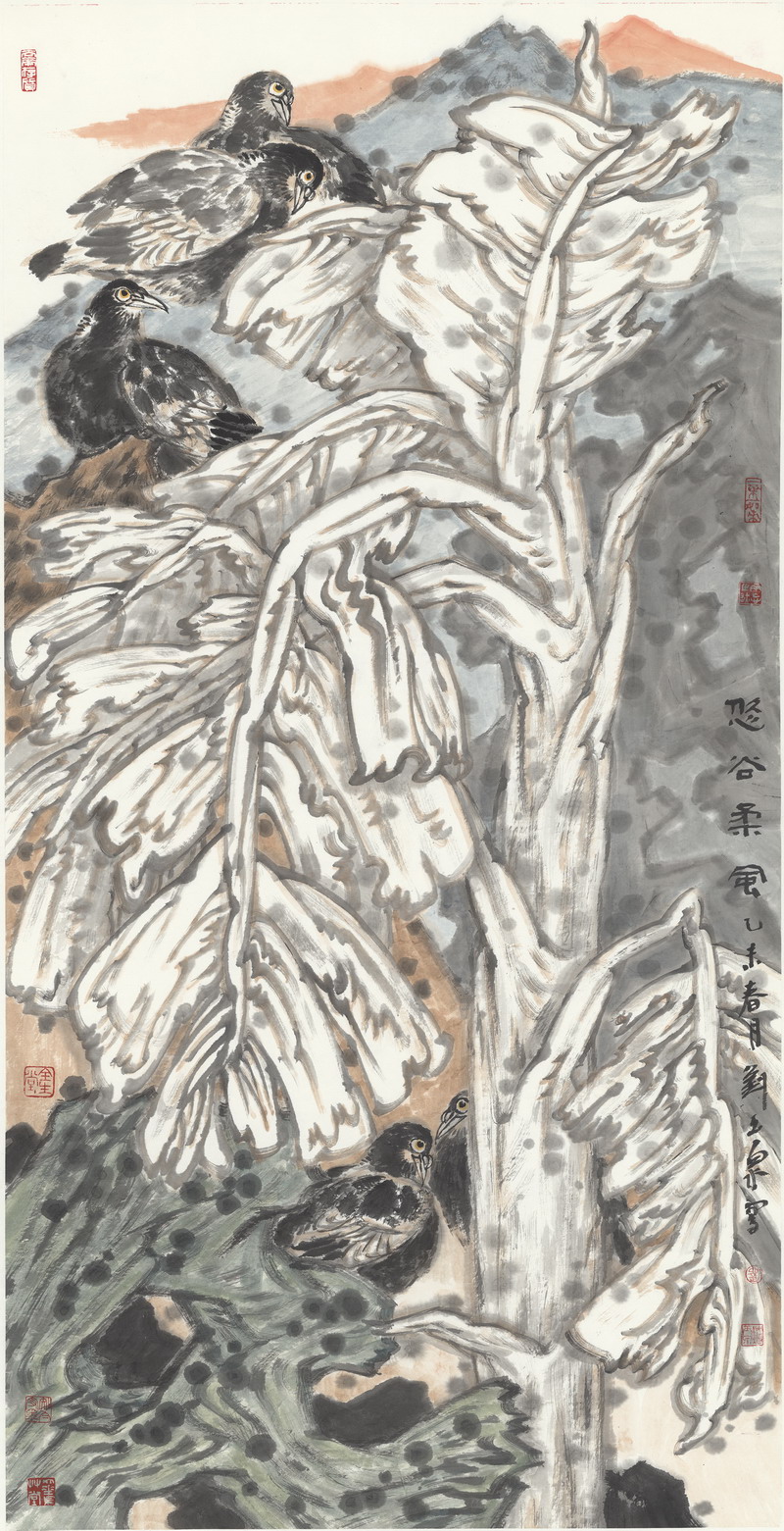 幽谷柔風 紙本水墨     138cmX68cm 2015年_調整大小.jpg