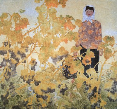 驕陽1995年作138138cm.jpg